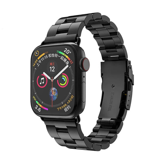 Curea Techsuit W036 pentru Apple Watch 49mm / 46mm / 45mm / 44mm / 42mm Series, Neagra