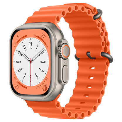 Curea Techsuit W038 pentru Apple Watch 49mm / 46mm / 45mm / 44mm / 42mm Series, Portocalie
