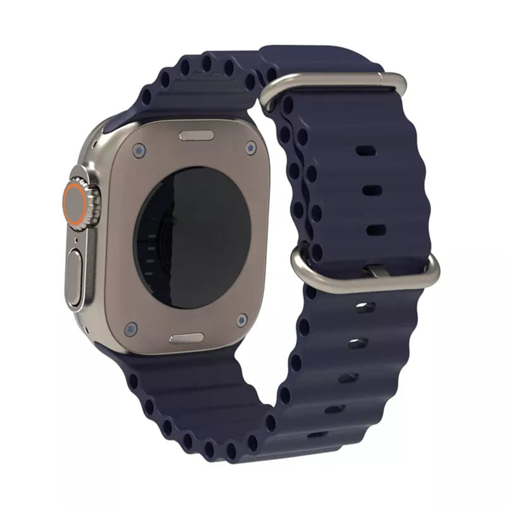 Curea Techsuit W038 pentru Apple Watch 49mm / 46mm / 45mm / 44mm / 42mm Series, Bleumarin