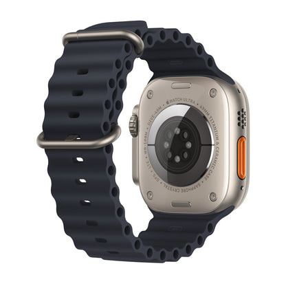 Curea Techsuit W038 pentru Apple Watch 49mm / 46mm / 45mm / 44mm / 42mm Series, Neagra