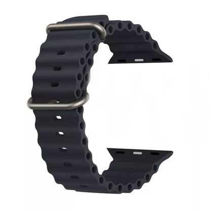 Curea Techsuit W038 pentru Apple Watch 49mm / 46mm / 45mm / 44mm / 42mm Series, Neagra