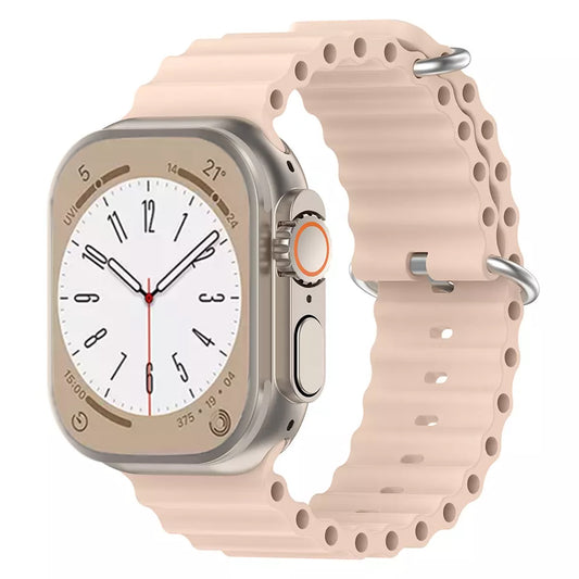 Curea Techsuit W038 pentru Apple Watch 49mm / 46mm / 45mm / 44mm / 42mm Series, Roz