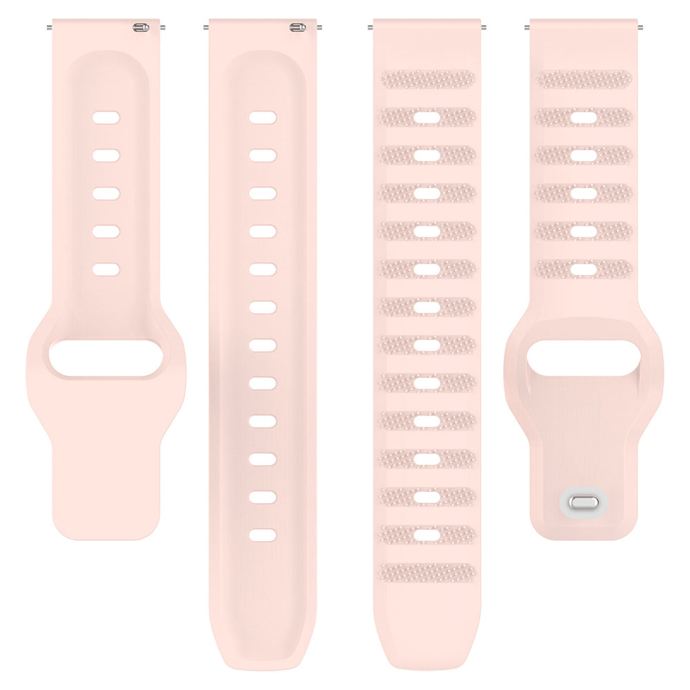 Curea Techsuit W050 pentru Huawei Watch / Xiaomi Watch Series, 22mm, Roz