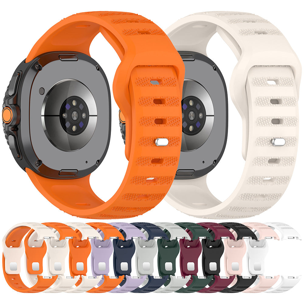 Curea Techsuit W050 pentru Samsung Galaxy Watch8 / Watch8 Classic Series, Portocalie