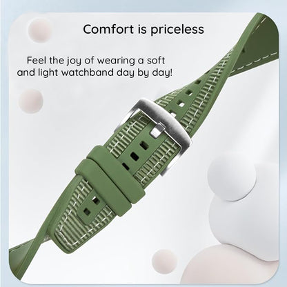 Curea Techsuit W051 pentru Apple Watch 49mm / 46mm / 45mm / 44mm / 42mm Series, Verde