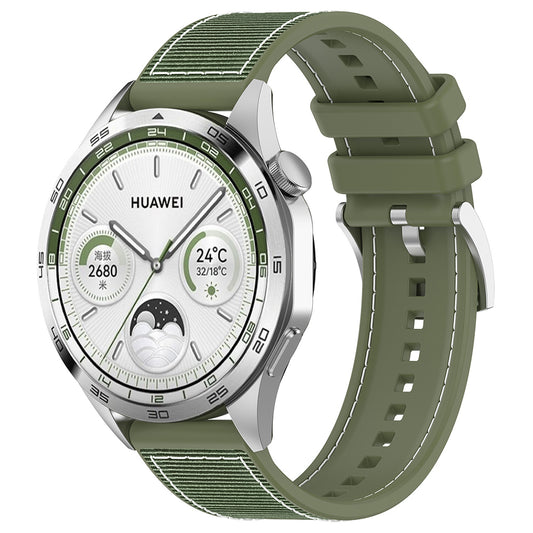 Curea Techsuit W051 pentru Huawei Watch / Xiaomi Watch Series, 22mm, Verde