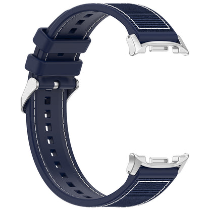 Curea Techsuit W051 pentru Samsung Galaxy Watch8 / Watch8 Classic Series, Albastra Inchis