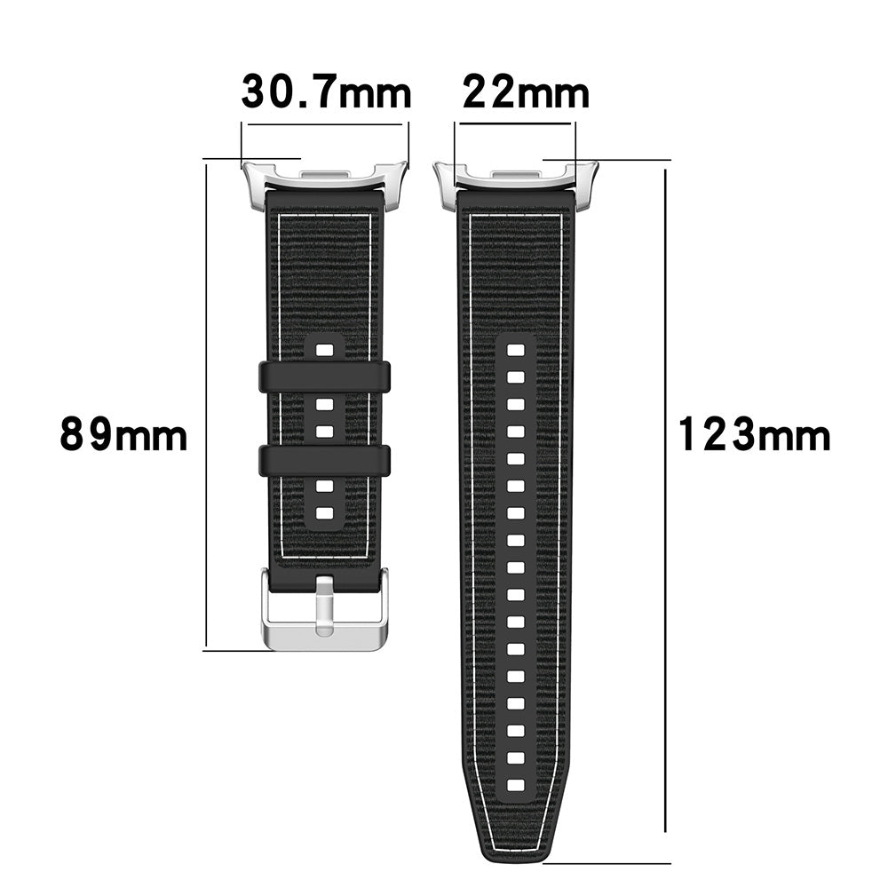Curea Techsuit W051 pentru Samsung Galaxy Watch8 / Watch8 Classic Series, Albastra Inchis