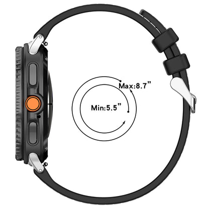 Curea Techsuit W051 pentru Samsung Galaxy Watch8 / Watch8 Classic Series, Gri