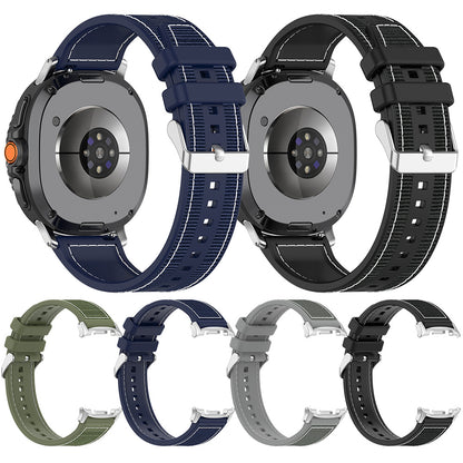 Curea Techsuit W051 pentru Samsung Galaxy Watch8 / Watch8 Classic Series, Gri