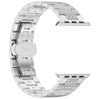 Curea Techsuit W052 pentru Apple Watch 49mm / 46mm / 45mm / 44mm / 42mm Series, Argintie