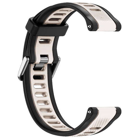 Curea Techsuit W053 pentru Huawei Watch / Garmin Watch Series, 18mm, Bej