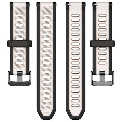 Curea Techsuit W053 pentru Samsung Galaxy Watch / Huawei Watch Series, 20mm, Bej