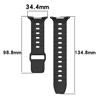Curea Techsuit W055 pentru Samsung Galaxy Watch Ultra, Bleumarin