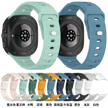 Curea Techsuit W055 pentru Samsung Galaxy Watch Ultra, Neagra