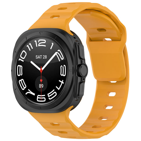 Curea Techsuit W055 pentru Samsung Galaxy Watch Ultra, Portocalie