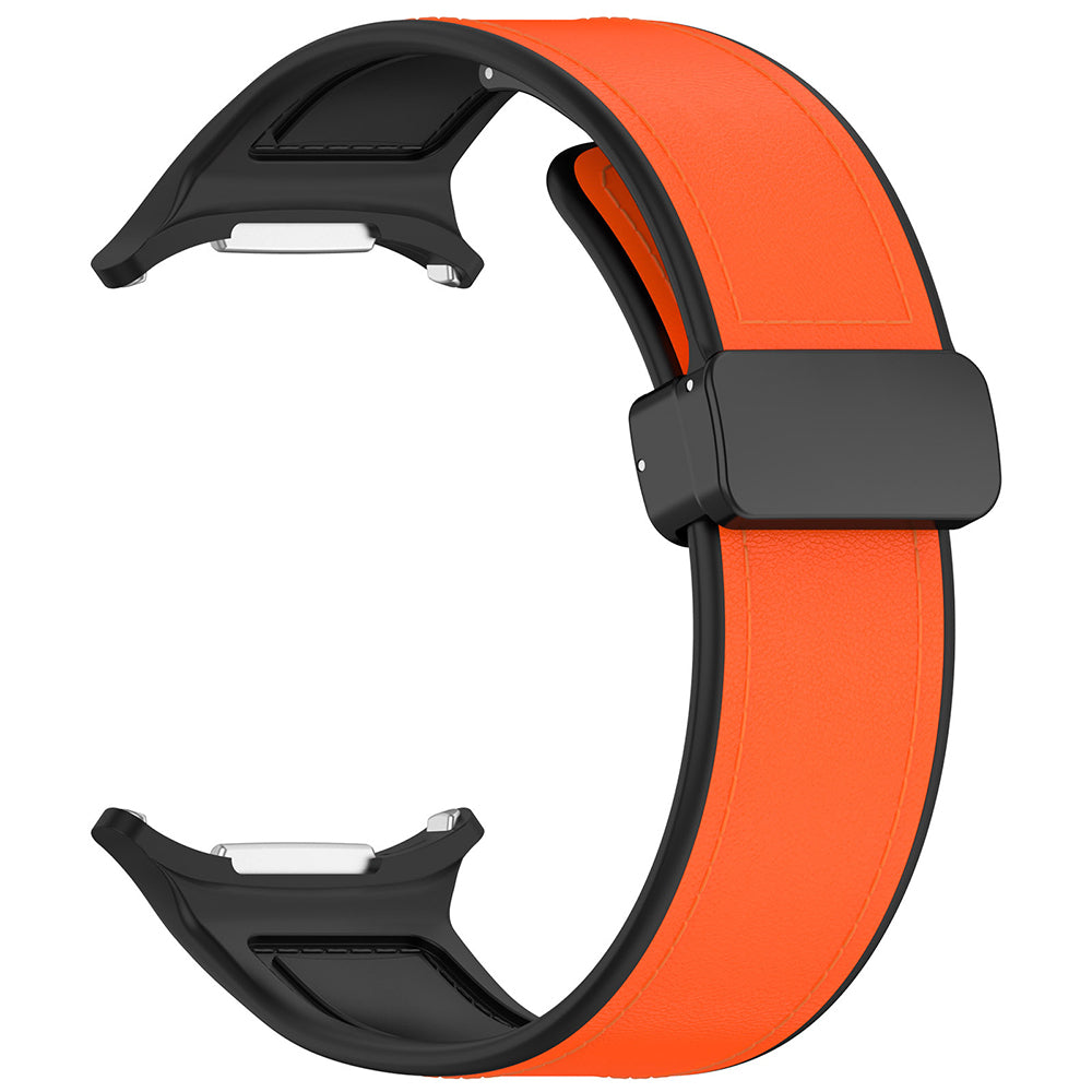 Curea Techsuit W056 pentru Samsung Galaxy Watch Ultra, Portocalie