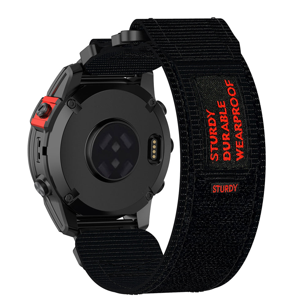 Curea Techsuit W057 pentru Garmin Watch Fenix Series, 26mm, Neagra