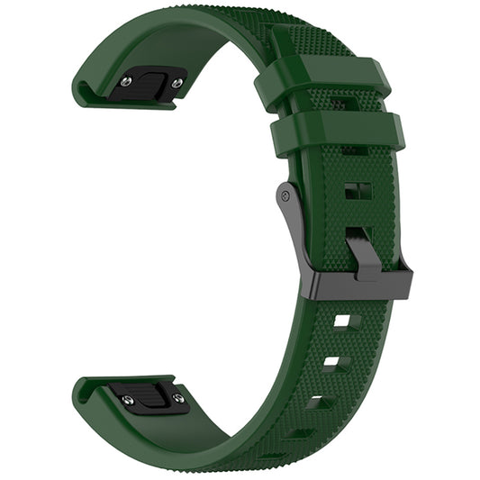 Curea Techsuit W058 pentru Garmin Watch Fenix Series, 26mm, Verde Inchis