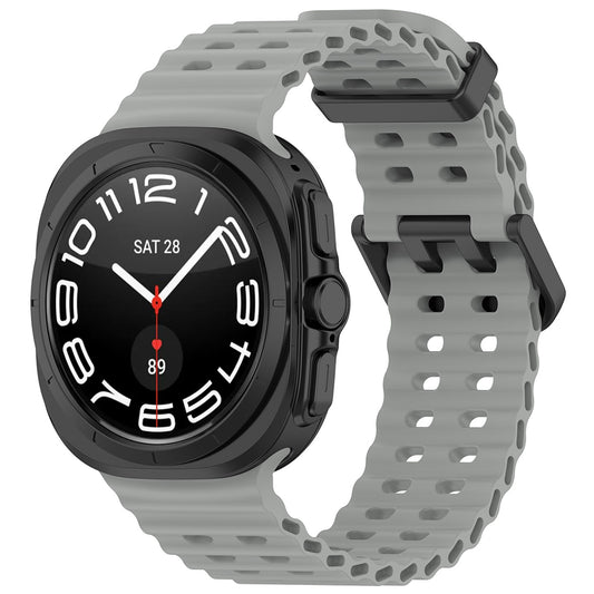 Curea Techsuit W062 pentru Samsung Galaxy Watch Ultra, Gri
