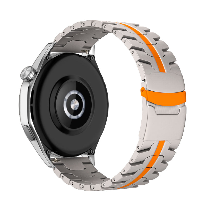 Curea Techsuit W063 pentru Huawei Watch / Xiaomi Watch Series, Portocalie
