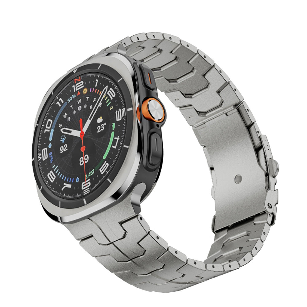 Curea Techsuit W063 pentru Samsung Galaxy Watch Ultra, Gri