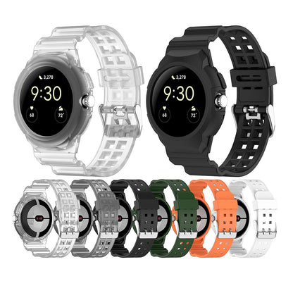 Curea Techsuit W065 pentru Google Pixel Watch 3 41mm / Watch 2 / Watch, Verde