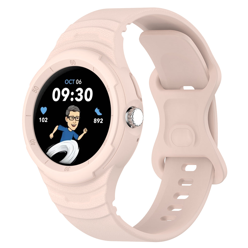 Curea Techsuit W066 pentru Google Pixel Watch 3 41mm / Watch 2 / Watch, Roz