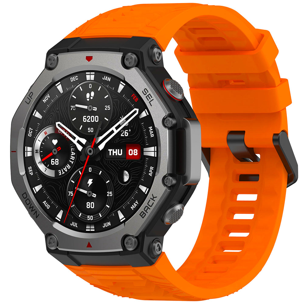 Curea Techsuit W067 pentru Amazfit T-Rex 3, Portocalie
