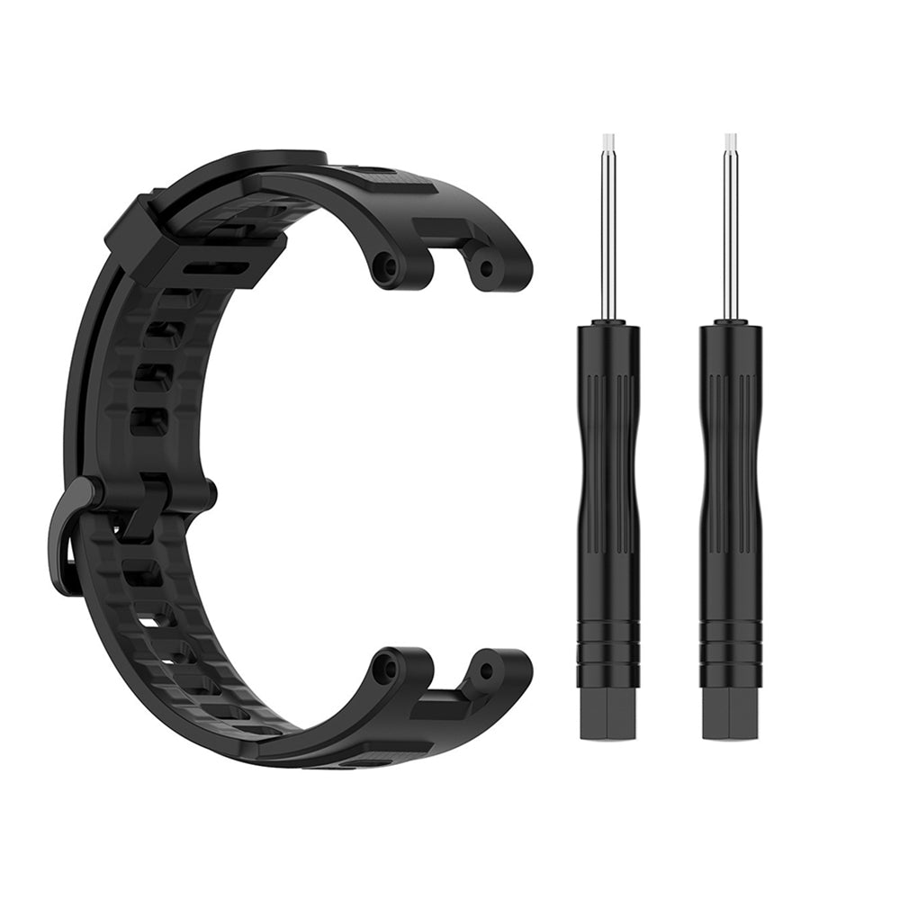 Curea Techsuit W067 pentru Amazfit T-Rex Pro / T-Rex, Neagra