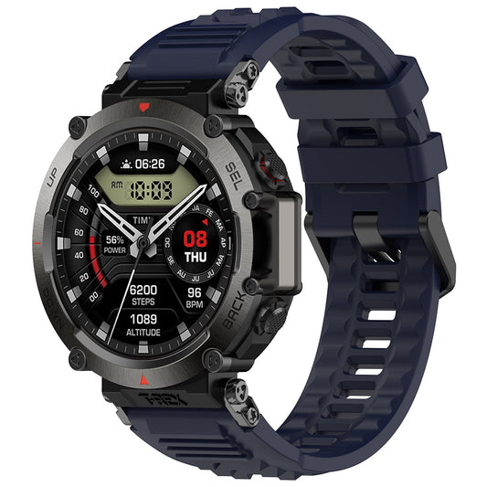 Curea Techsuit W067 pentru Amazfit T-Rex Ultra, Bleumarin