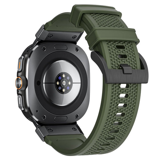 Curea Techsuit W068 pentru Samsung Galaxy Watch Ultra, Verde Neagra