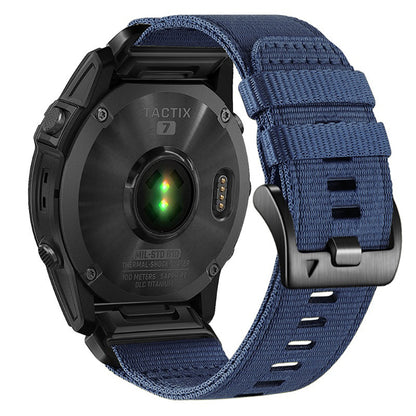 Curea Techsuit W070 pentru Garmin Watch Fenix Series, 26mm, Bleumarin