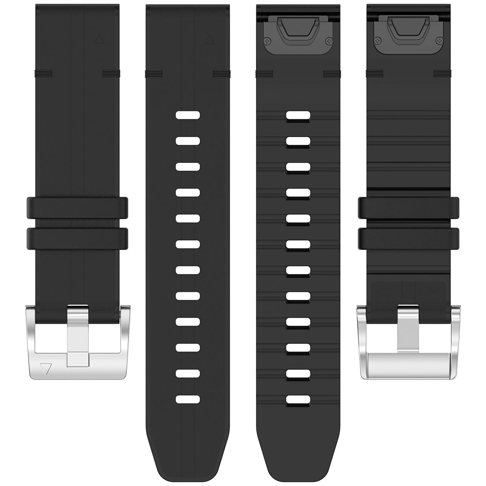 Curea Techsuit W071 pentru Garmin Watch Fenix / Forerunner Series, 22mm, Neagra