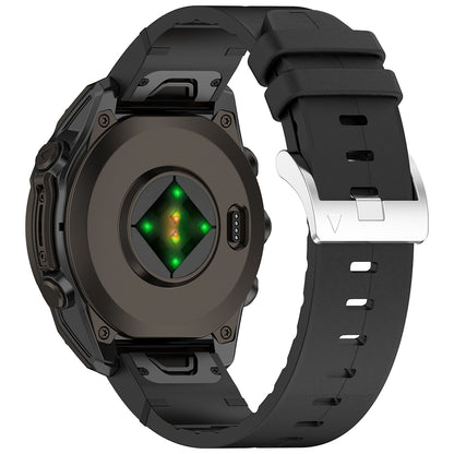 Curea Techsuit W071 pentru Garmin Watch Fenix / Forerunner Series, 22mm, Neagra