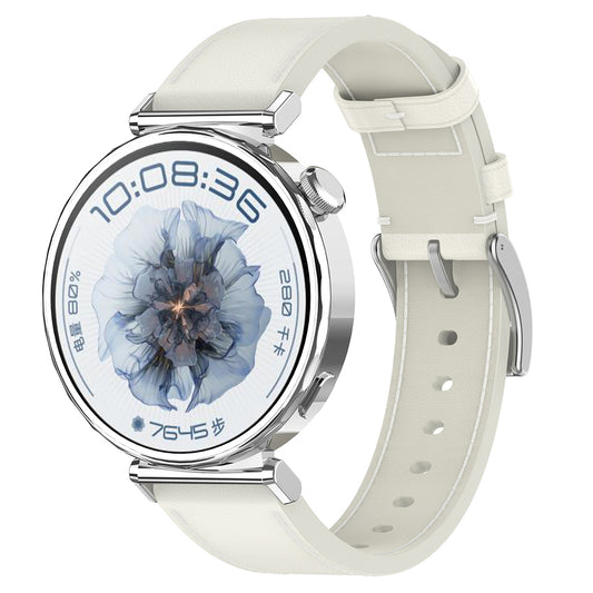 Curea Techsuit W073 pentru Huawei Watch / Garmin Watch Series, 18mm, Alba