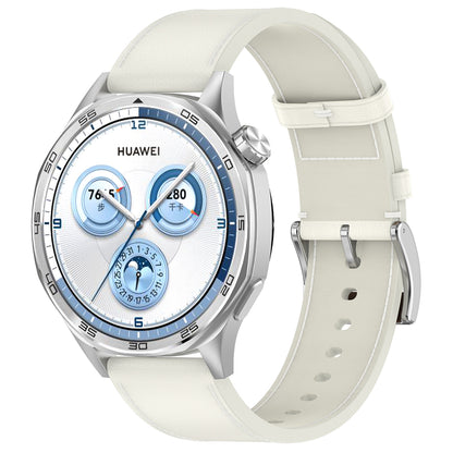 Curea Techsuit W073 pentru Samsung Galaxy Watch / Huawei Watch Series, 22mm, Alba