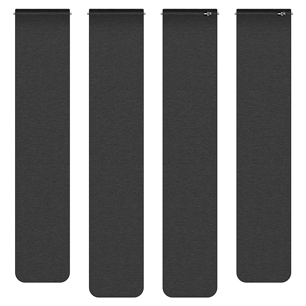 Curea Techsuit W074 pentru Samsung Galaxy Watch / Huawei Watch Series, 22mm, Neagra Rosie