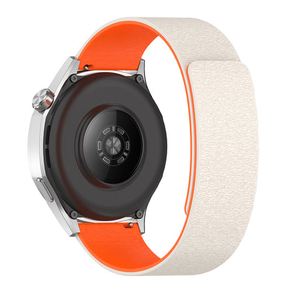 Curea Techsuit W074 pentru Samsung Galaxy Watch Series, 20mm, Neagra Rosie