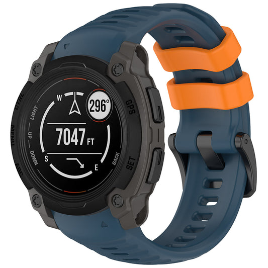 Curea Techsuit W076 pentru Garmin Instinct E 40mm, Albastra