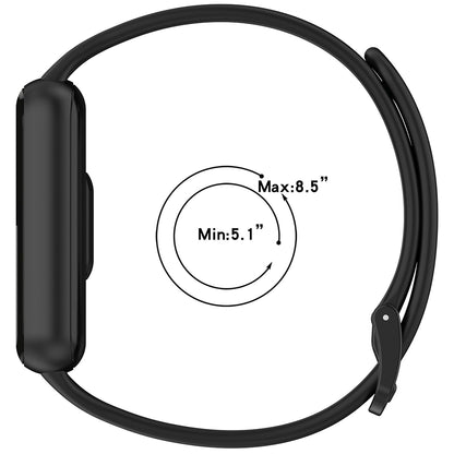 Curea Techsuit W081 pentru Honor Band 11 / 11 Pro, Neagra