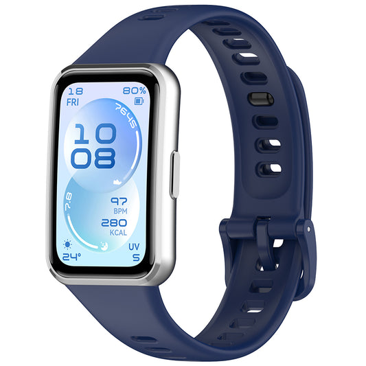 Curea Techsuit W081 pentru Huawei Band 11 / 11 Pro, Bleumarin