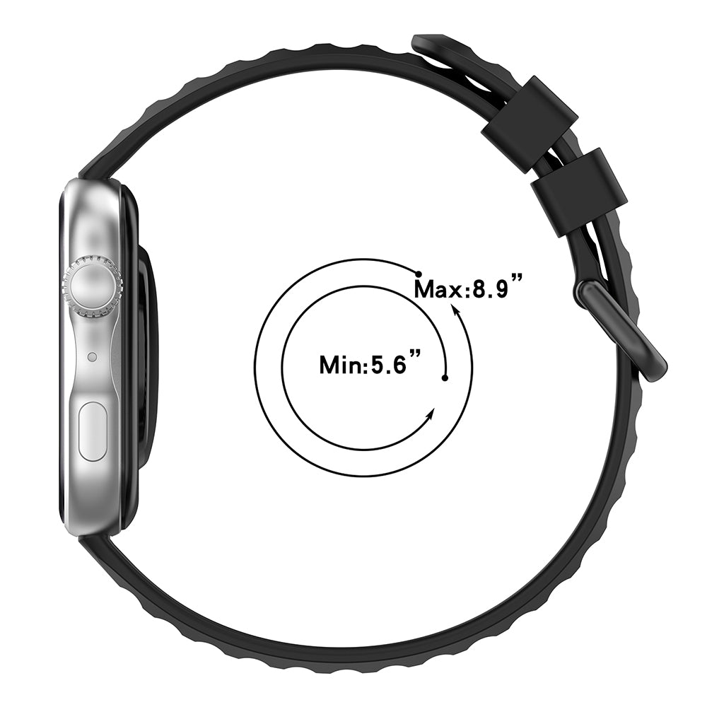 Curea Techsuit W082 pentru Huawei Watch Fit 5 Pro, Bleu