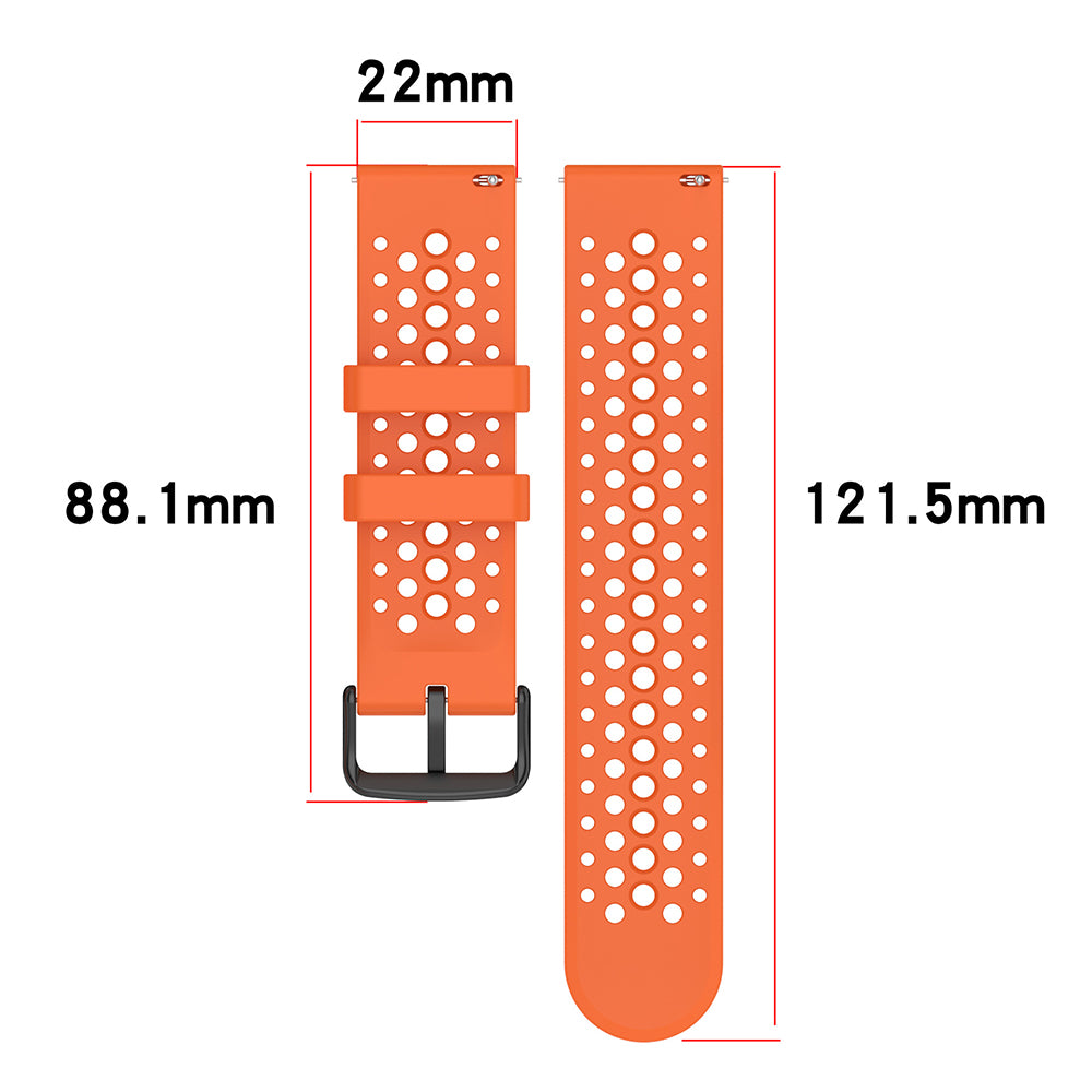 Curea Techsuit W083 pentru Amazfit Watch / Samsung Watch Series, 22mm, Roz