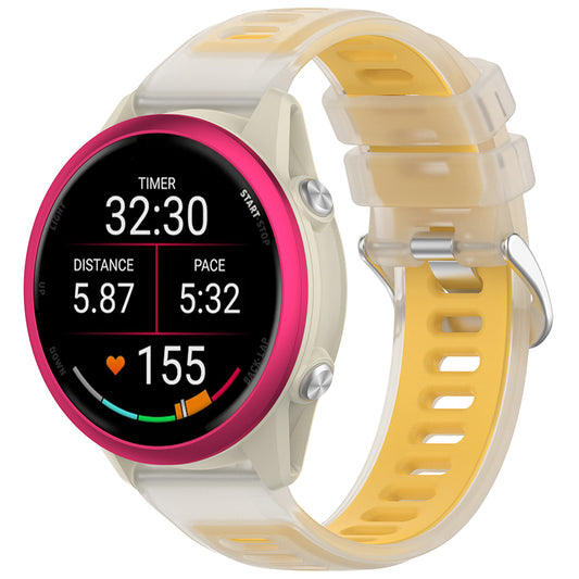 Curea Techsuit W084 pentru Samsung Galaxy Watch / Huawei Watch Series, 20mm, Galbena