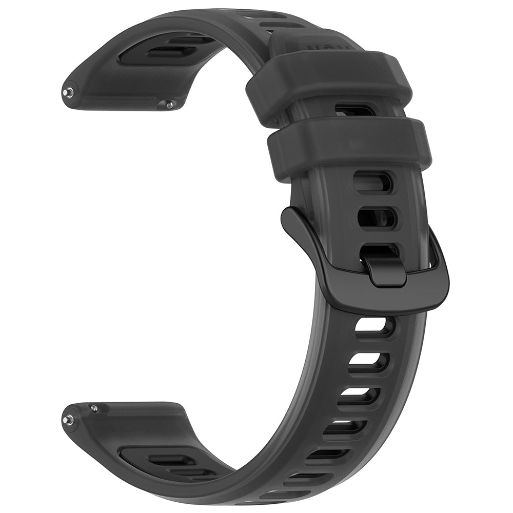 Curea Techsuit W084 pentru Samsung Galaxy Watch / Huawei Watch Series, 20mm, Neagra