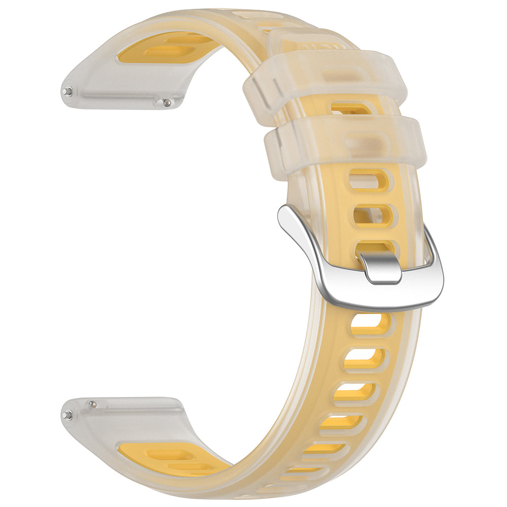 Curea Techsuit W084 pentru Samsung Galaxy Watch / Huawei Watch Series, 22mm, Galbena