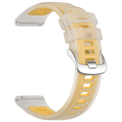 Curea Techsuit W084 pentru Samsung Galaxy Watch / Huawei Watch Series, 22mm, Galbena