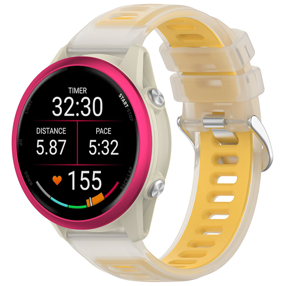 Curea Techsuit W084 pentru Samsung Galaxy Watch / Huawei Watch Series, 22mm, Galbena