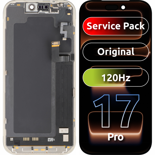 Display cu Touchscreen Apple iPhone 17 Pro, cu Rama, Negru, Service Pack 661-56125